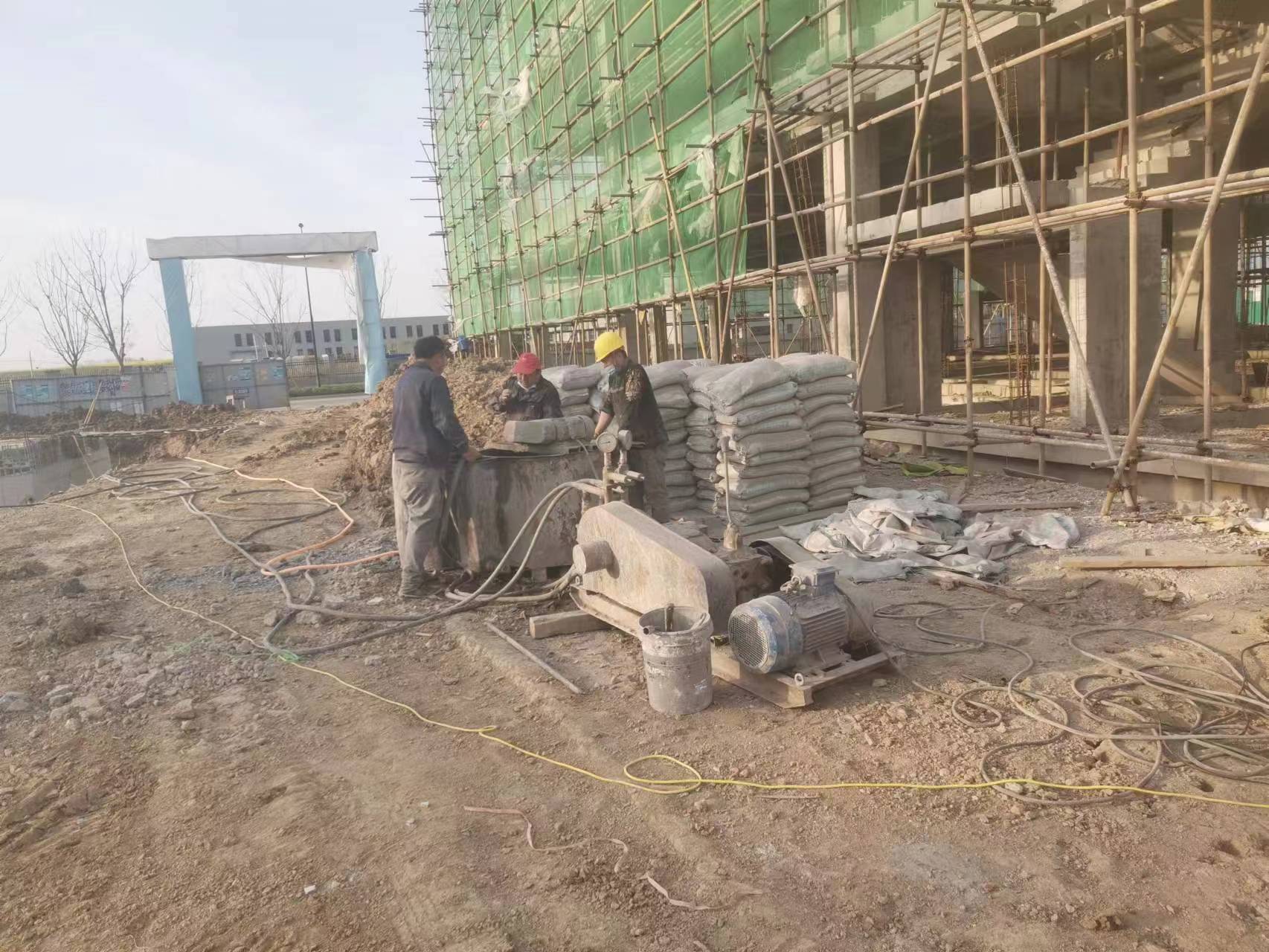 巴马别墅下沉注浆