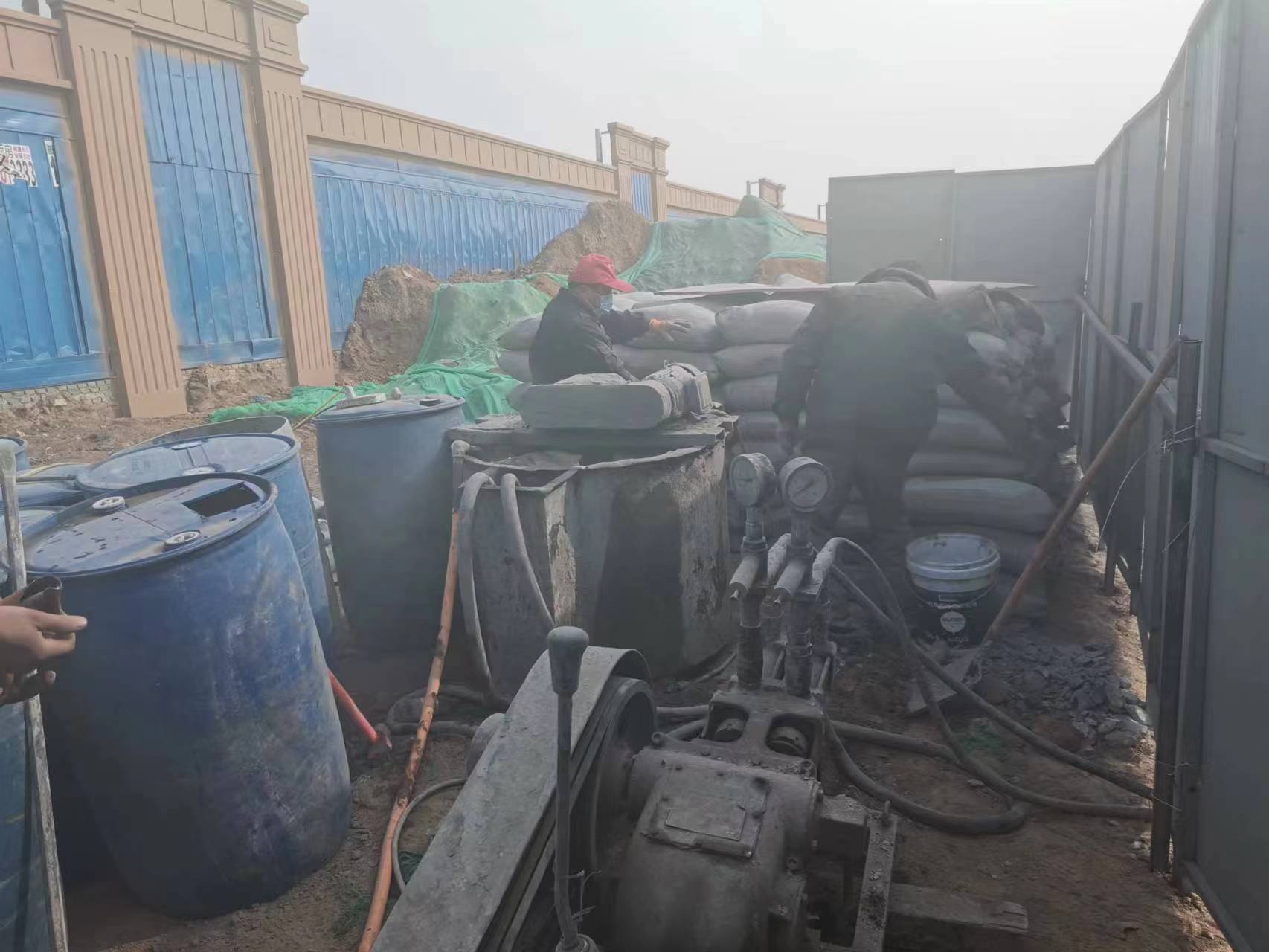 巴马房屋下沉注浆